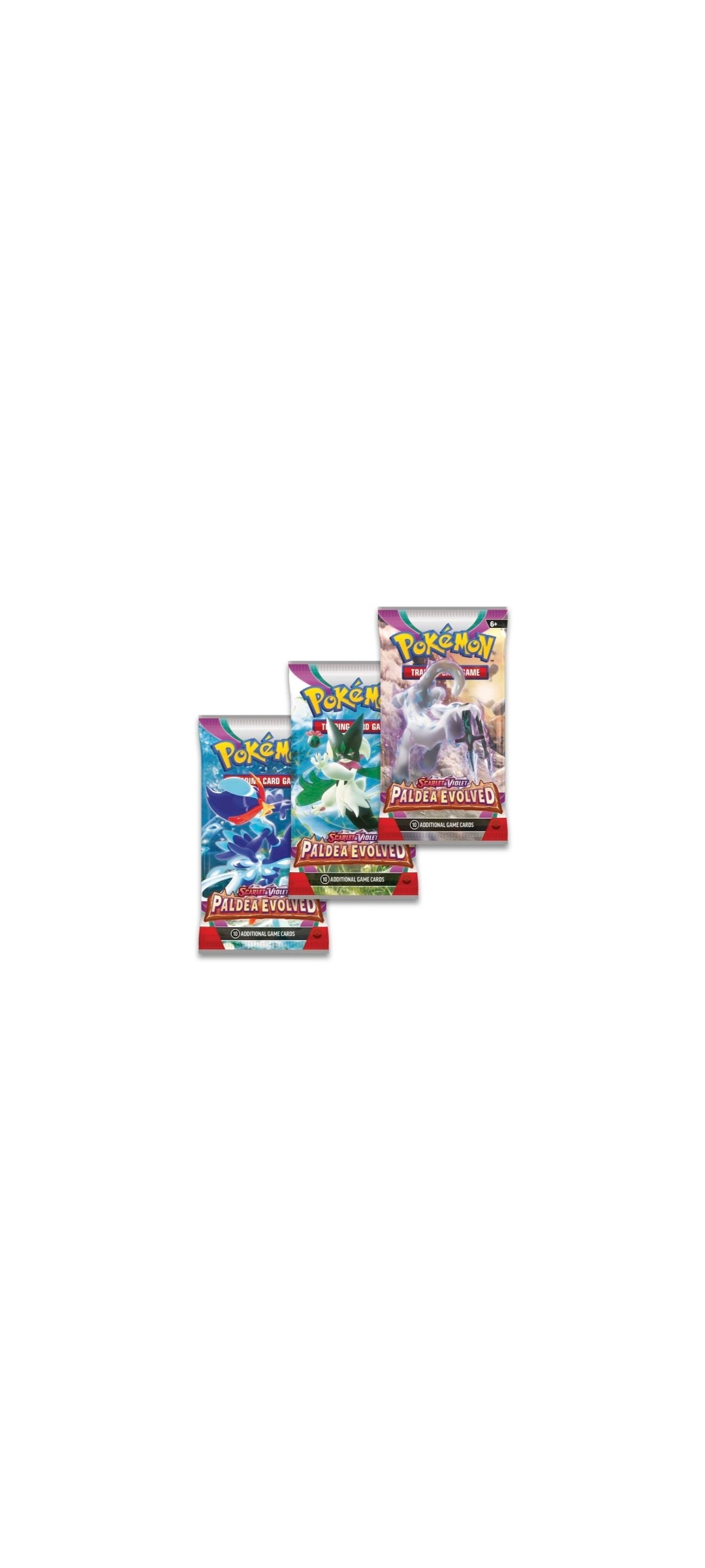Pokemon TCG - Scarlet & Violet - Paldea Evolved - Three Pack Blister - Englisch 2023 - 1