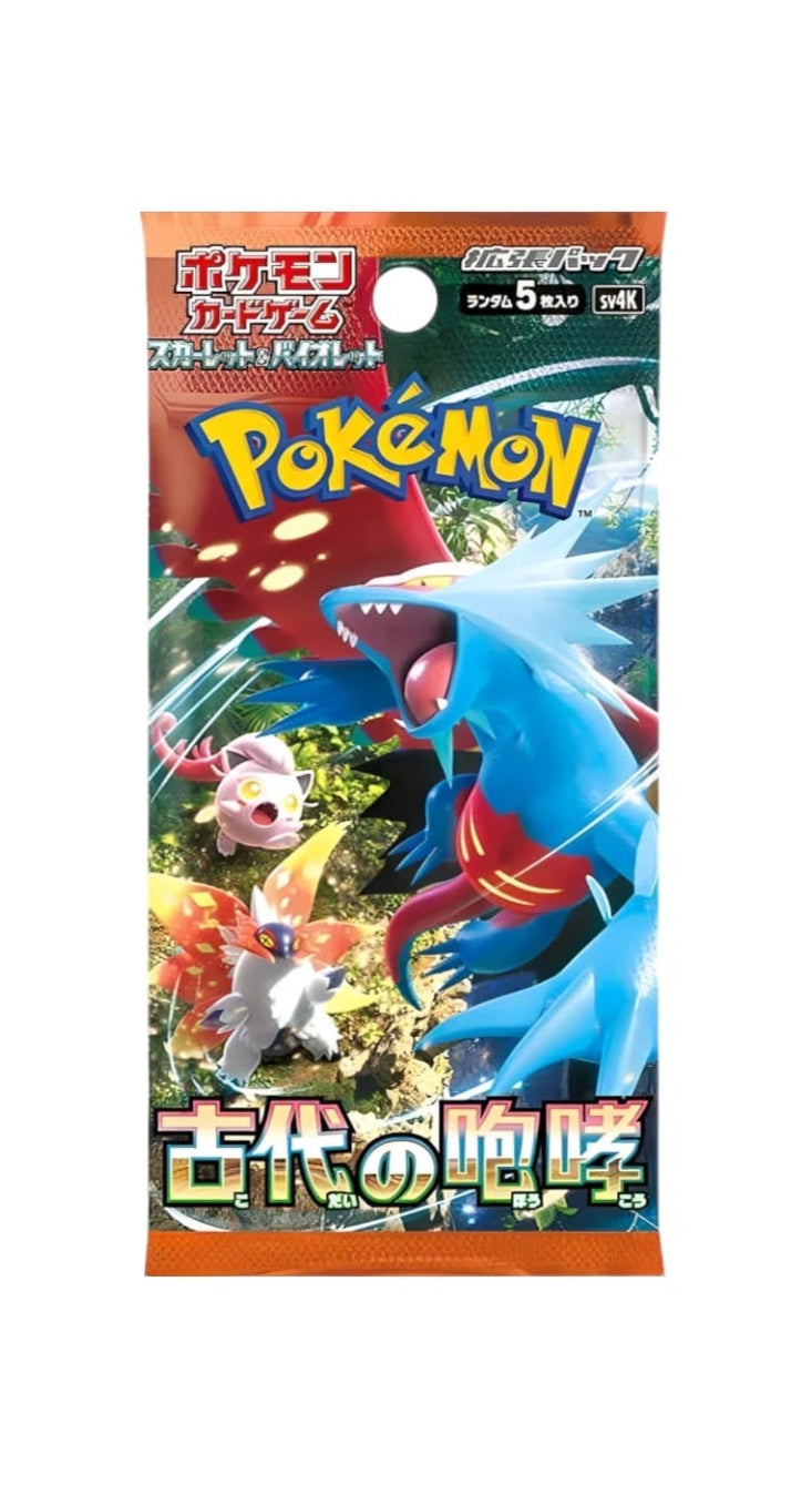 Pokemon TCG - Anicient Roar Booster (sv4k) Japanisch