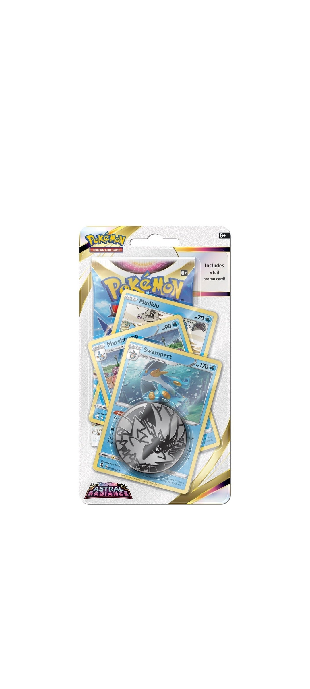 Pokémon TCG - Astral Radiance - Swampert - Premium Checklane Blister