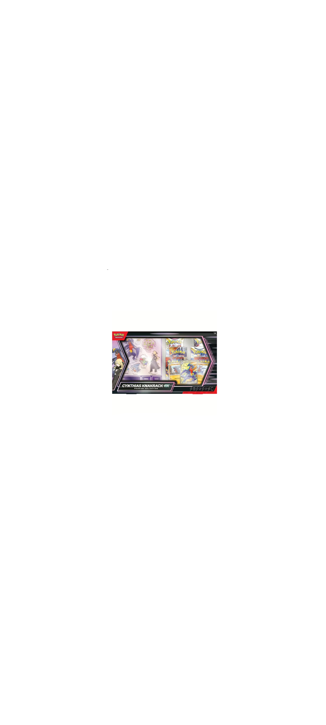 Pokemon TCG - Karmesin & Purpur - Cynthias Knakrack ex - Premium Kollektion - Deutsch 2025 - 1