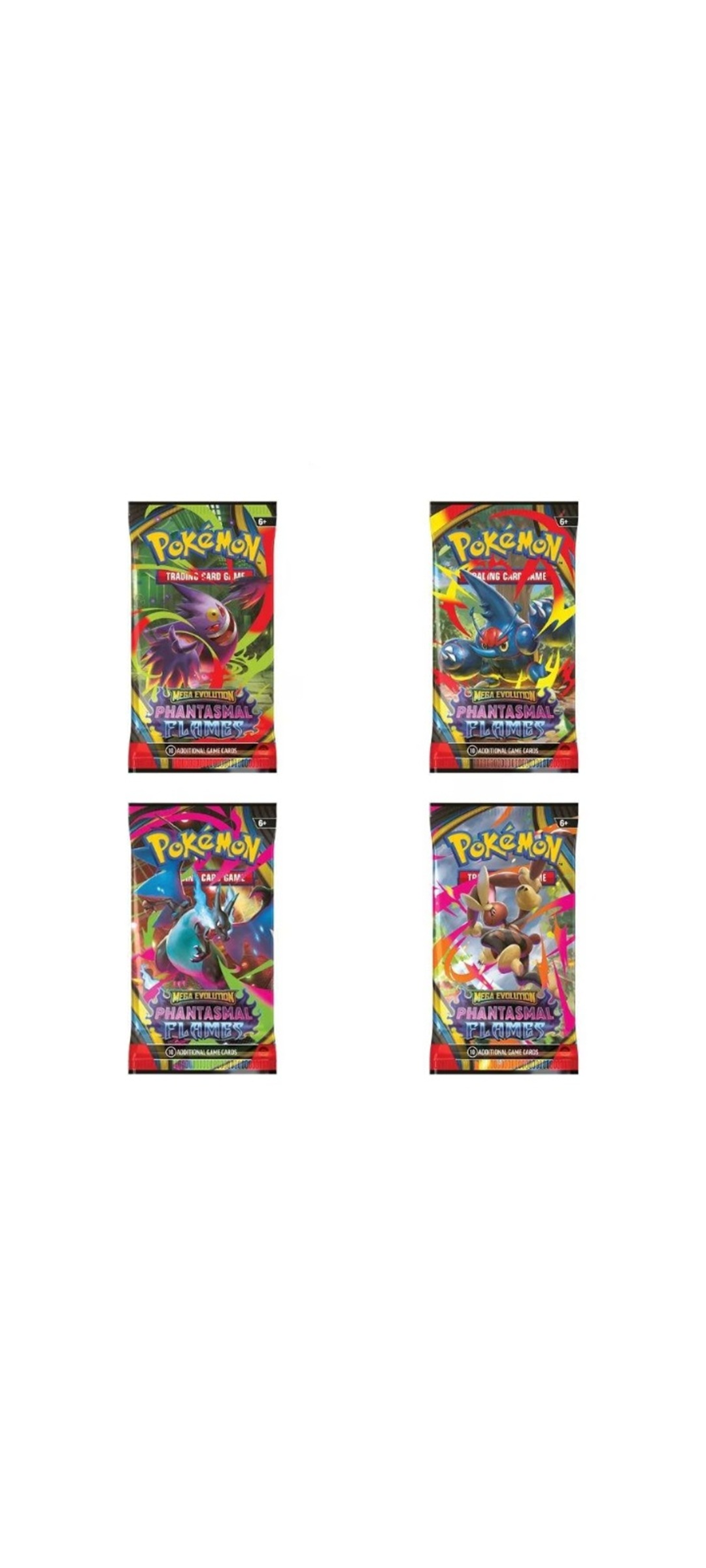 Pokemon TCG - Mega Evolution - Phantasmal Flames - Booster Pack - Englisch 2025 - 1