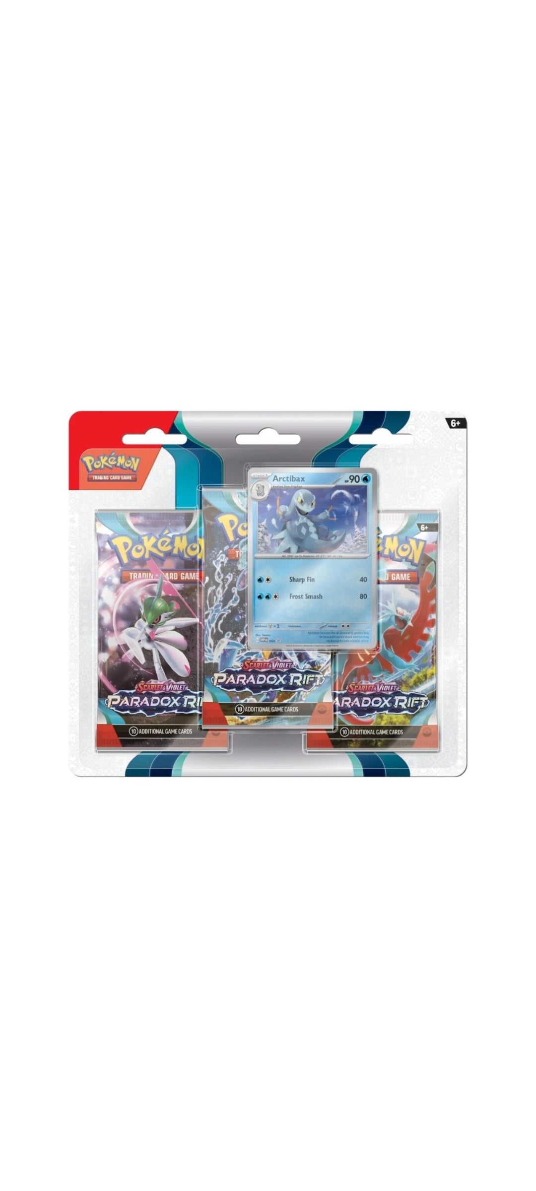 Pokemon TCG - Paradox Rift - Three Pack Blister - Arctibax