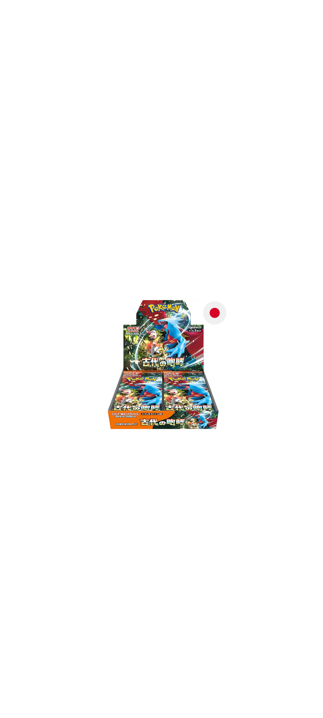 Pokemon TCG - Scarlet & Violet - Anicient Roar - Display (sv4k) - Japanisch 2023