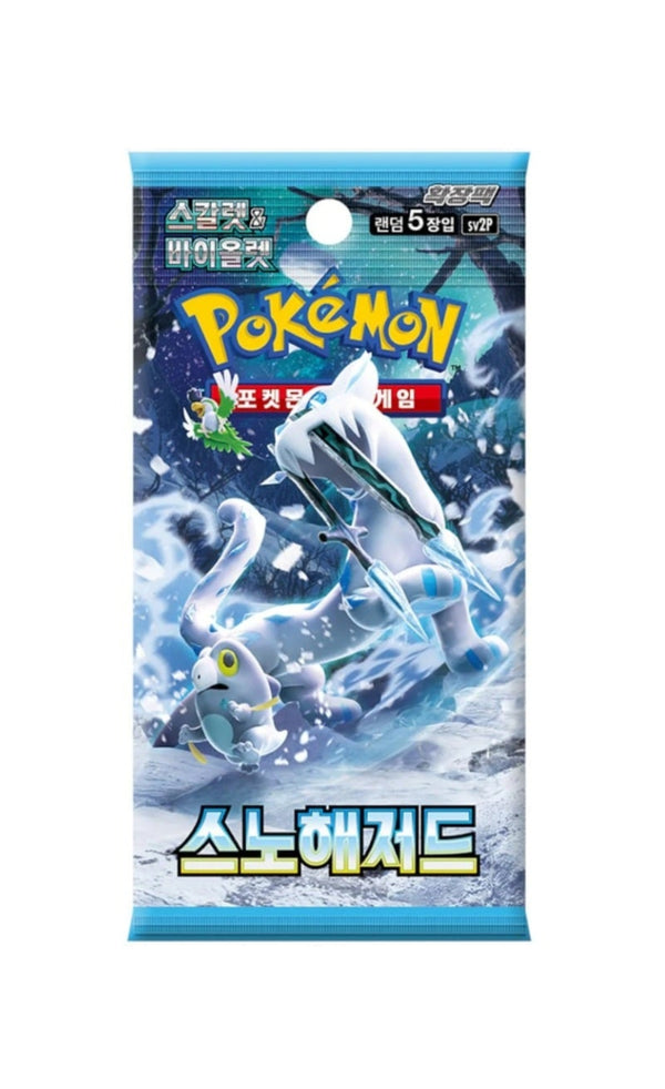 Pokemon TCG - Snow Hazard Booster (sv2P) Koreanisch