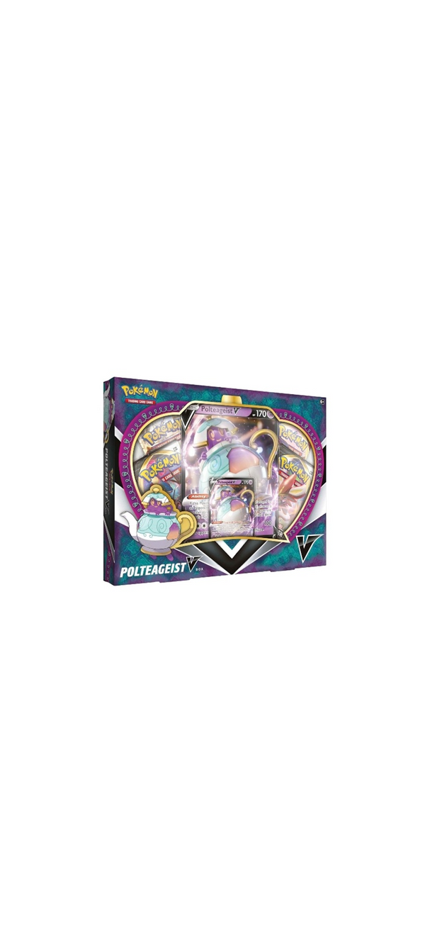 Pokemon TCG - Sword & Shield - Polteageist V-Box - Englisch 2020 - 1