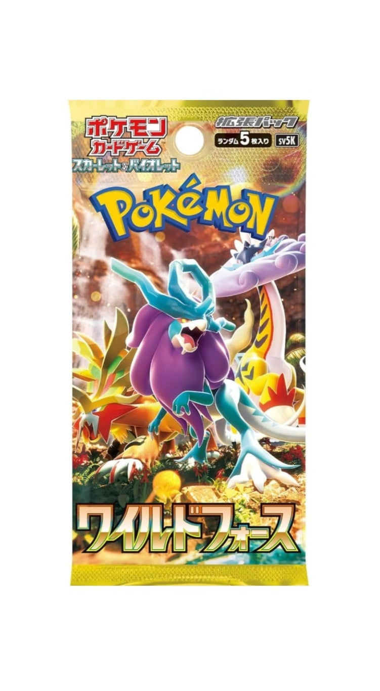 Pokemon TCG - Wild Force Booster (sv5k) Japanisch