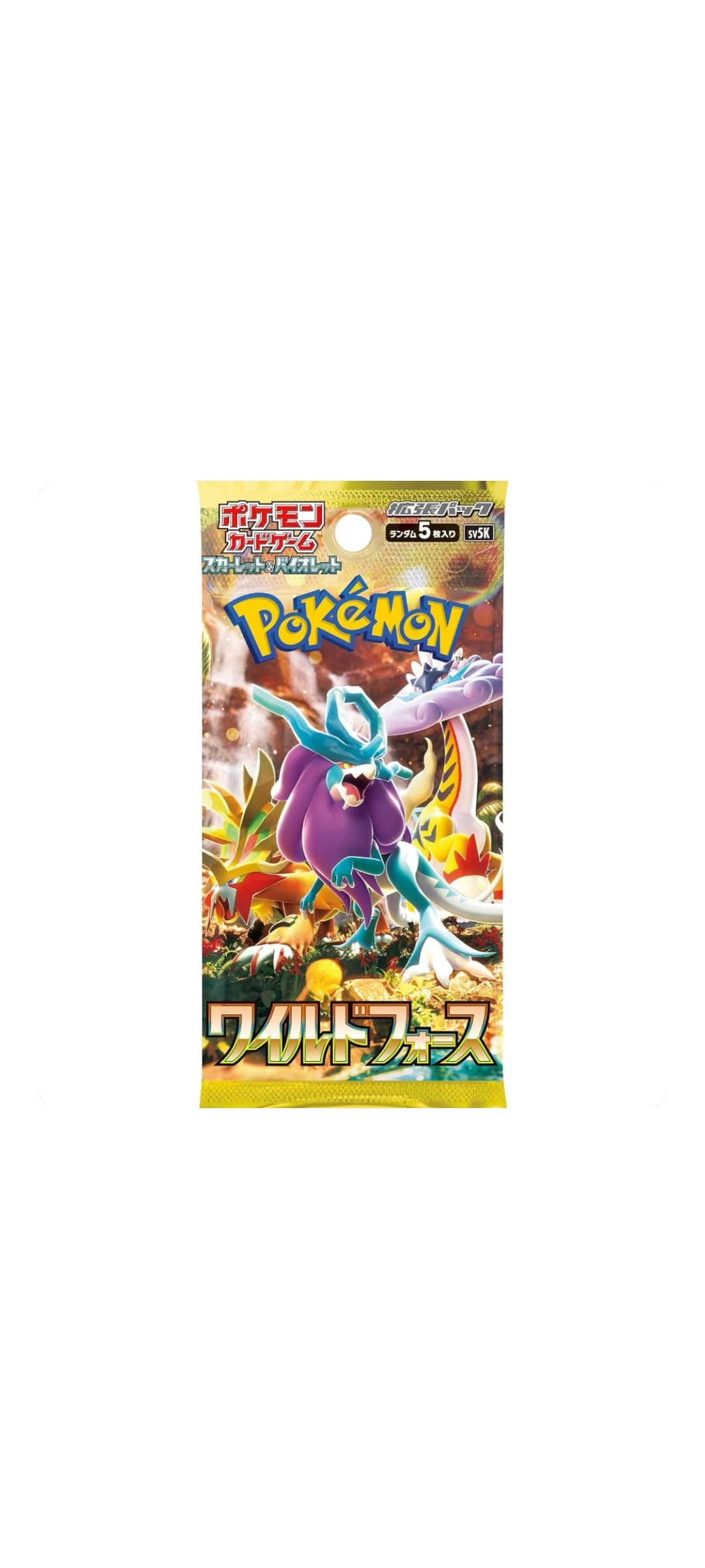 Pokemon TCG - Scarlet & Violet - Wild Force - Booster Pack (sv5k) - Japanisch 2024