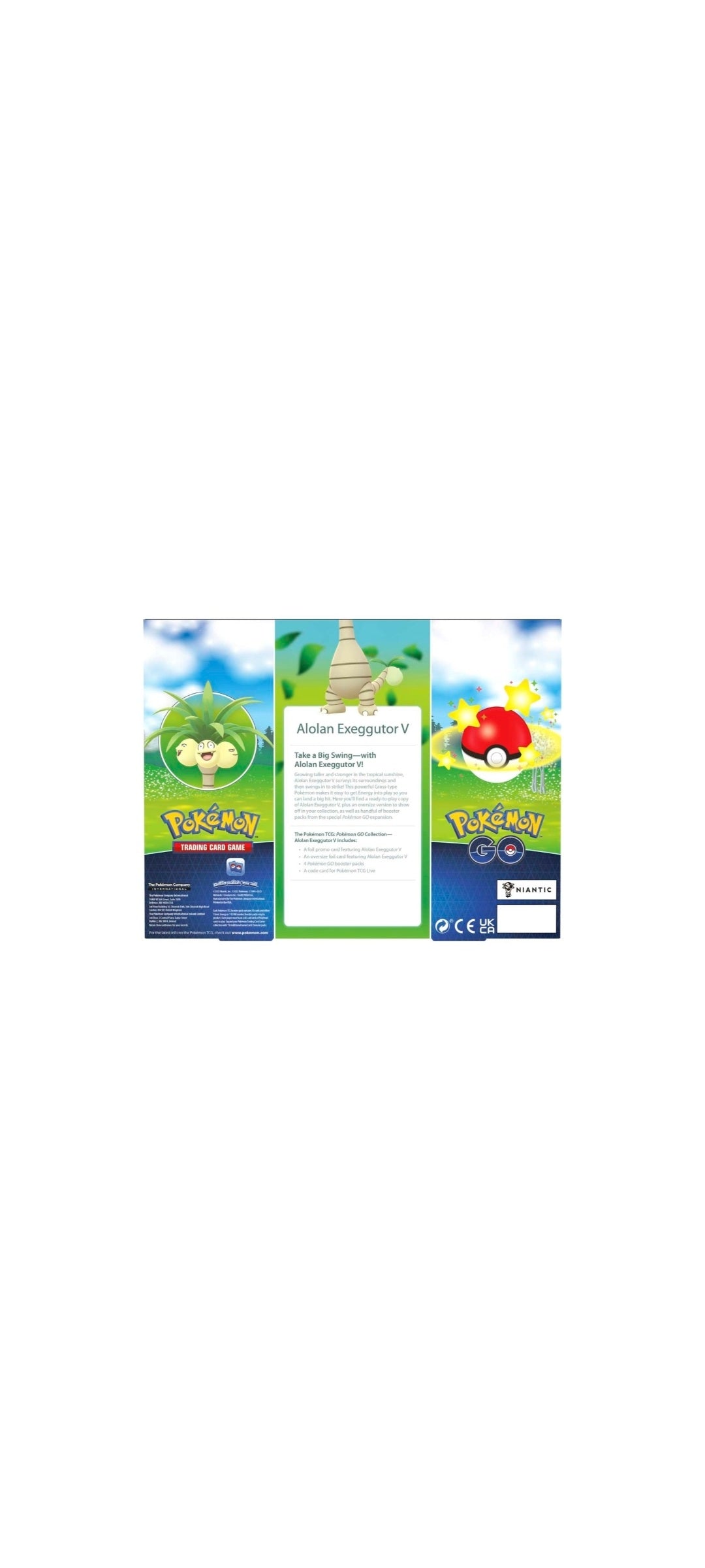 Pokémon TCG - Pokémon GO - Alolan Exeggutor V 2022 - 4