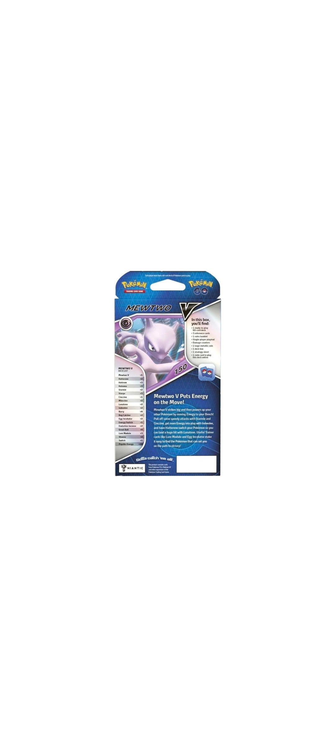 Pokémon TCG - Pokémon GO - V Battle Deck - Mewtwo 2022 - 5
