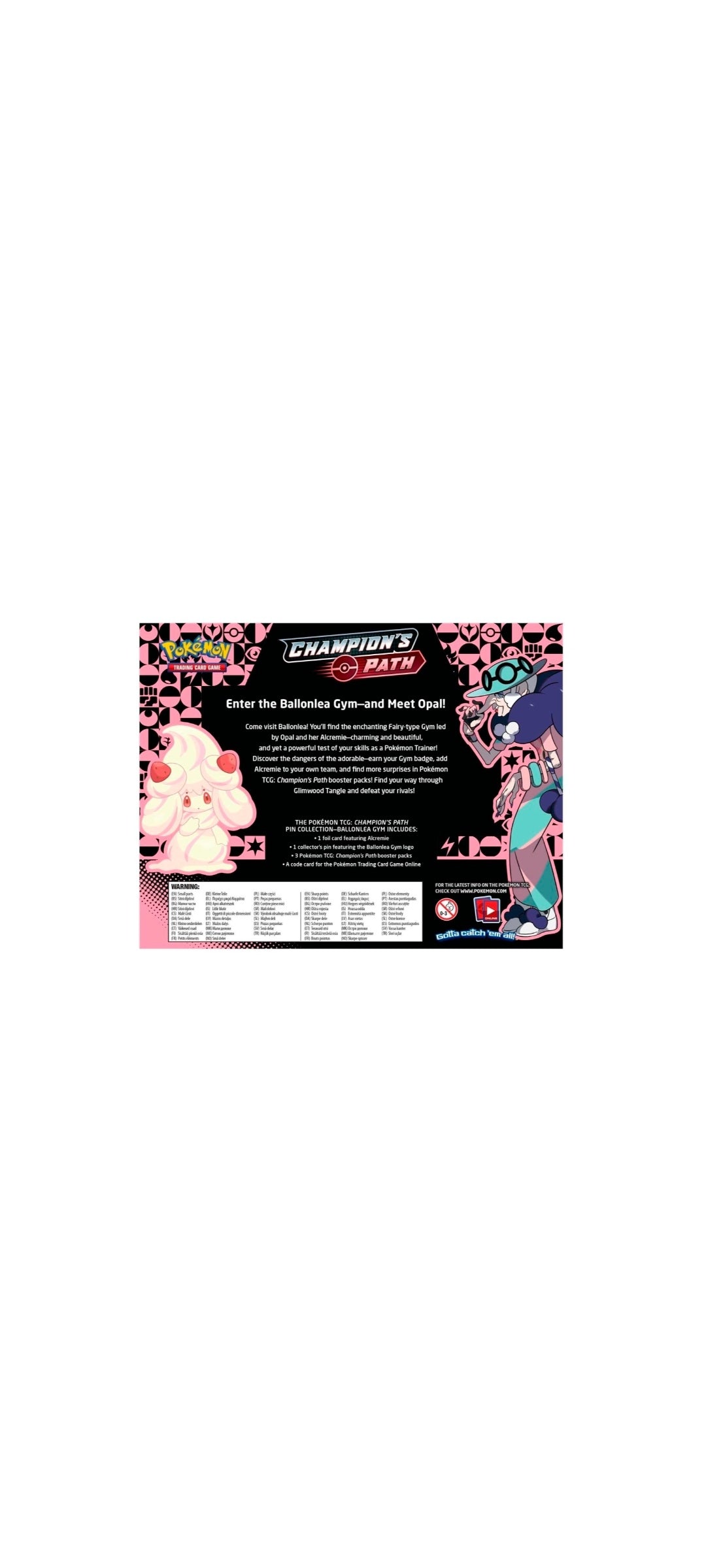 Pokémon TCG - Champion`s Path - Spikemuth Gym - Ballonlea Gym - Alcremie 2020 - 4