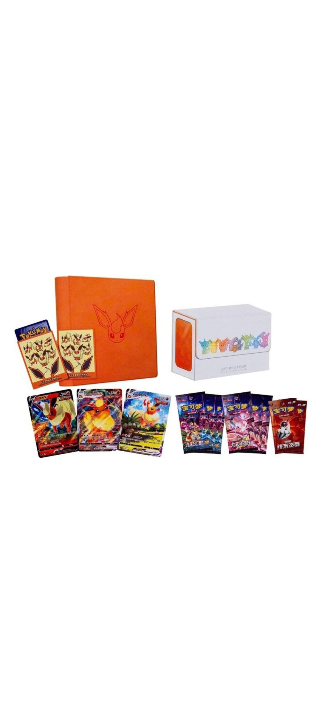 Pokemon TCG - Flareon - Exclusive Gift Collection Box - Chinesisch Q1 2024 - 3