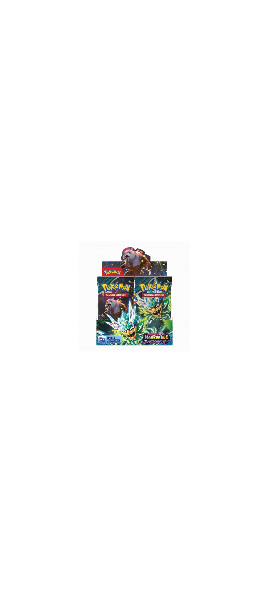 Pokemon TCG - Karmesin & Purpur - Maskerade im Zwielicht - 36er Display Box - Deutsch 2024 - 2