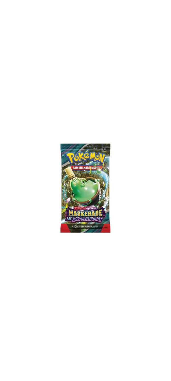 Pokemon TCG - Karmesin & Purpur - Maskerade im Zwielicht - Booster Pack - Deutsch 2024 - 3