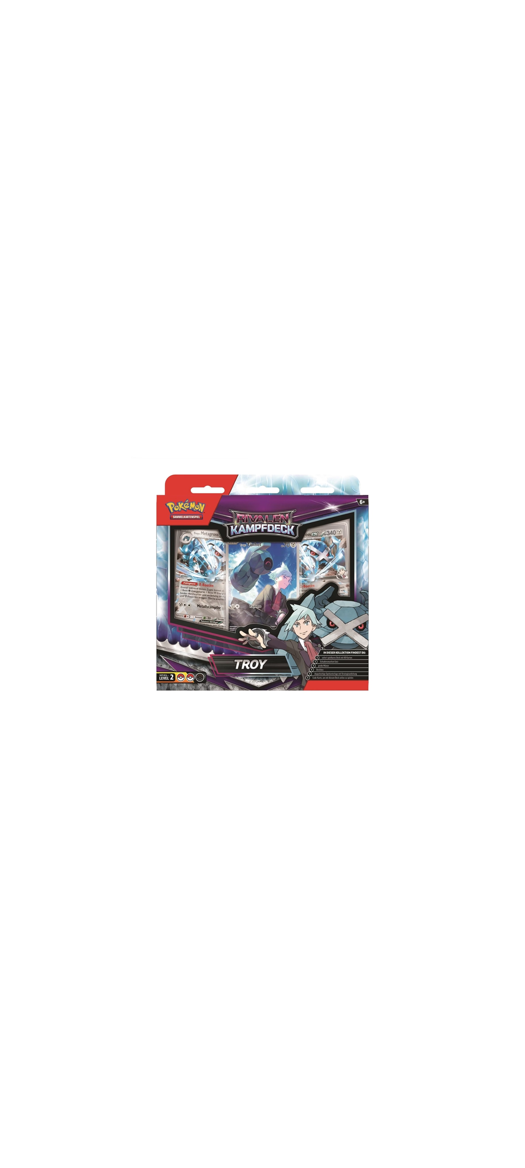 Pokemon TCG - Karmesin & Purpur - Rivalen Kampfdeck - Troy - Deutsch 2025 - 1