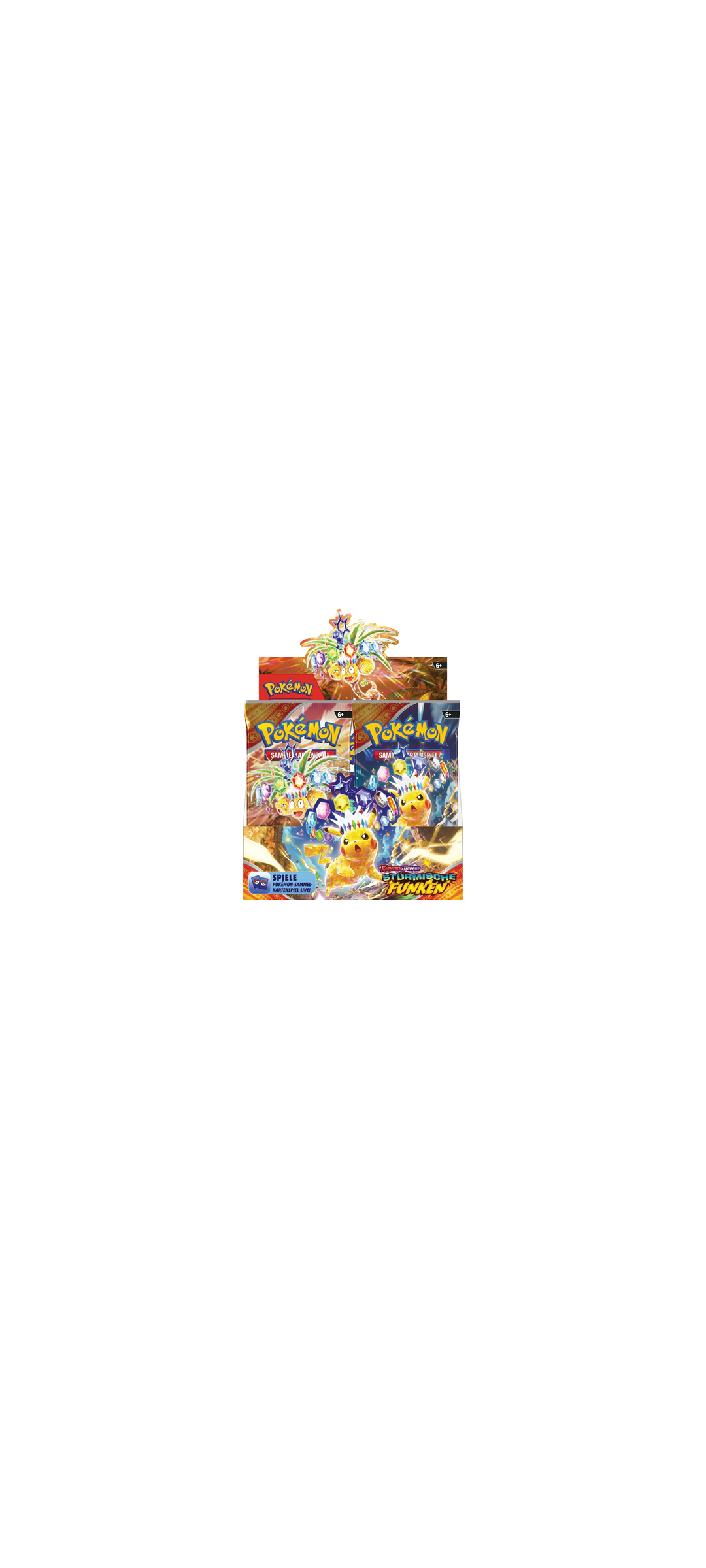 Pokemon TCG - Karmesin & Purpur - Stürmische Funken - 36er Display - Deutsch 2024 - 2