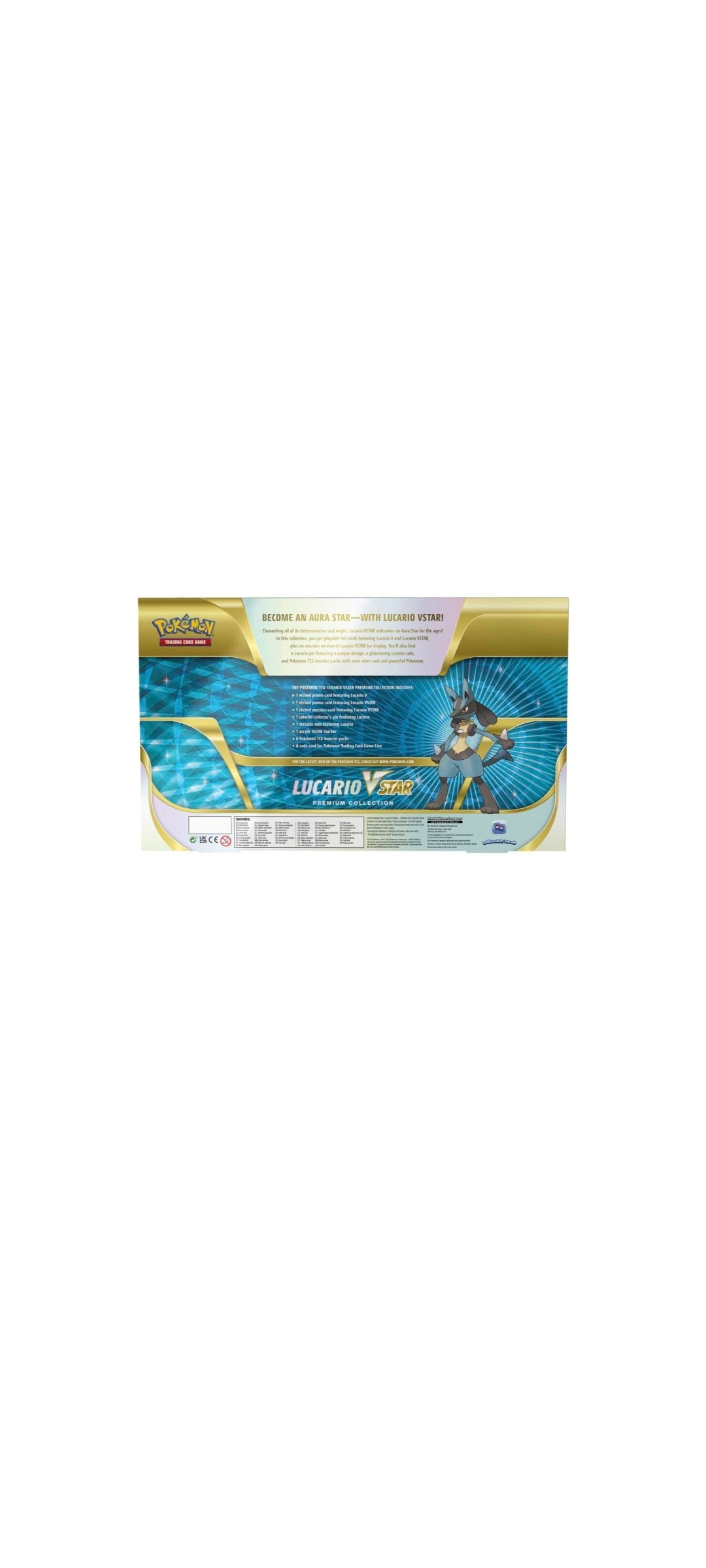 Pokémon TCG - Lucario VSTAR - Premium Kollektion 2022 - 2