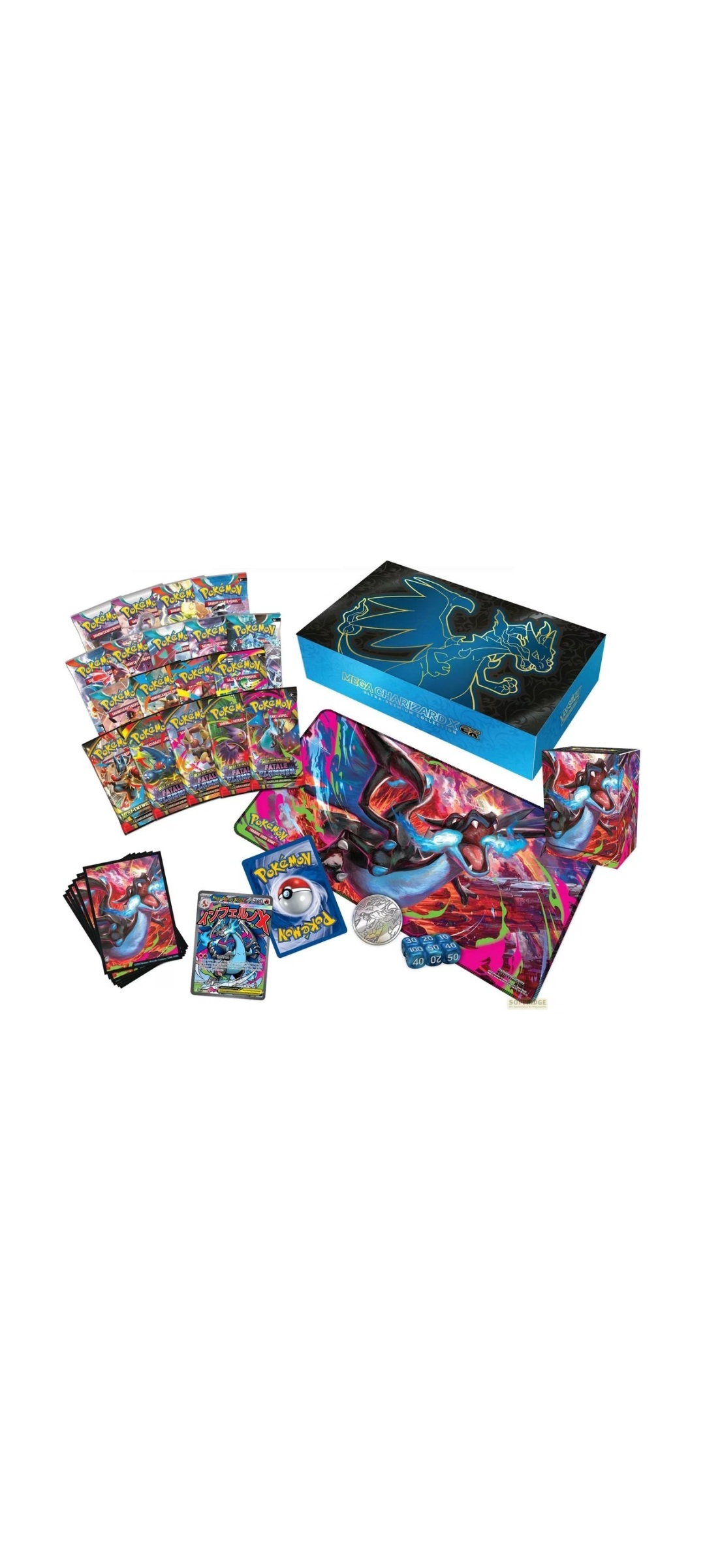 Pokemon TCG - Mega-Glurak X ex - Ultra-Premium- Kollektion 2025 - 2