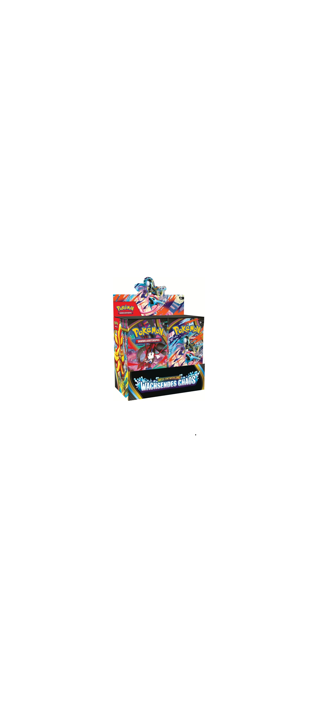 Pokemon TCG - Mega Entwicklung - Wachsendes Chaos - 36er Display Box - Deutsch 2026 - 3