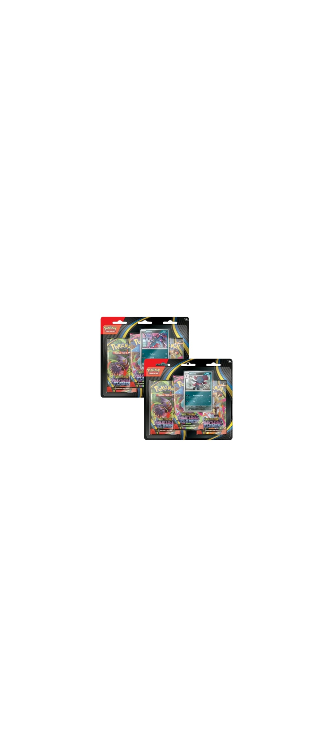 Pokemon TCG - Mega Evolution - Phantasmal Flames - Three Pack Blister Bundle - Englisch 2025