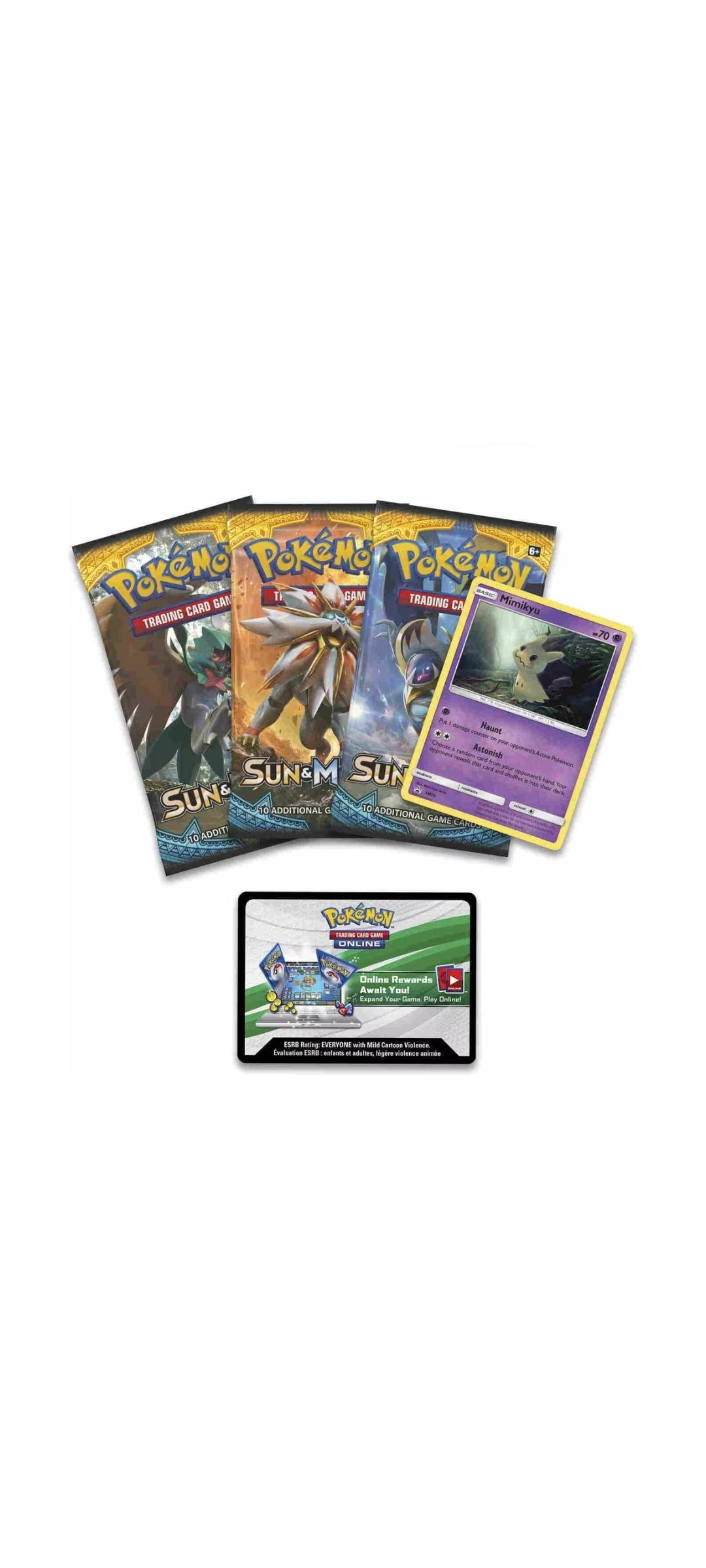 Pokémon TCG - Sun & Moon - Mimikyu - Pin Collection 2017 - 2