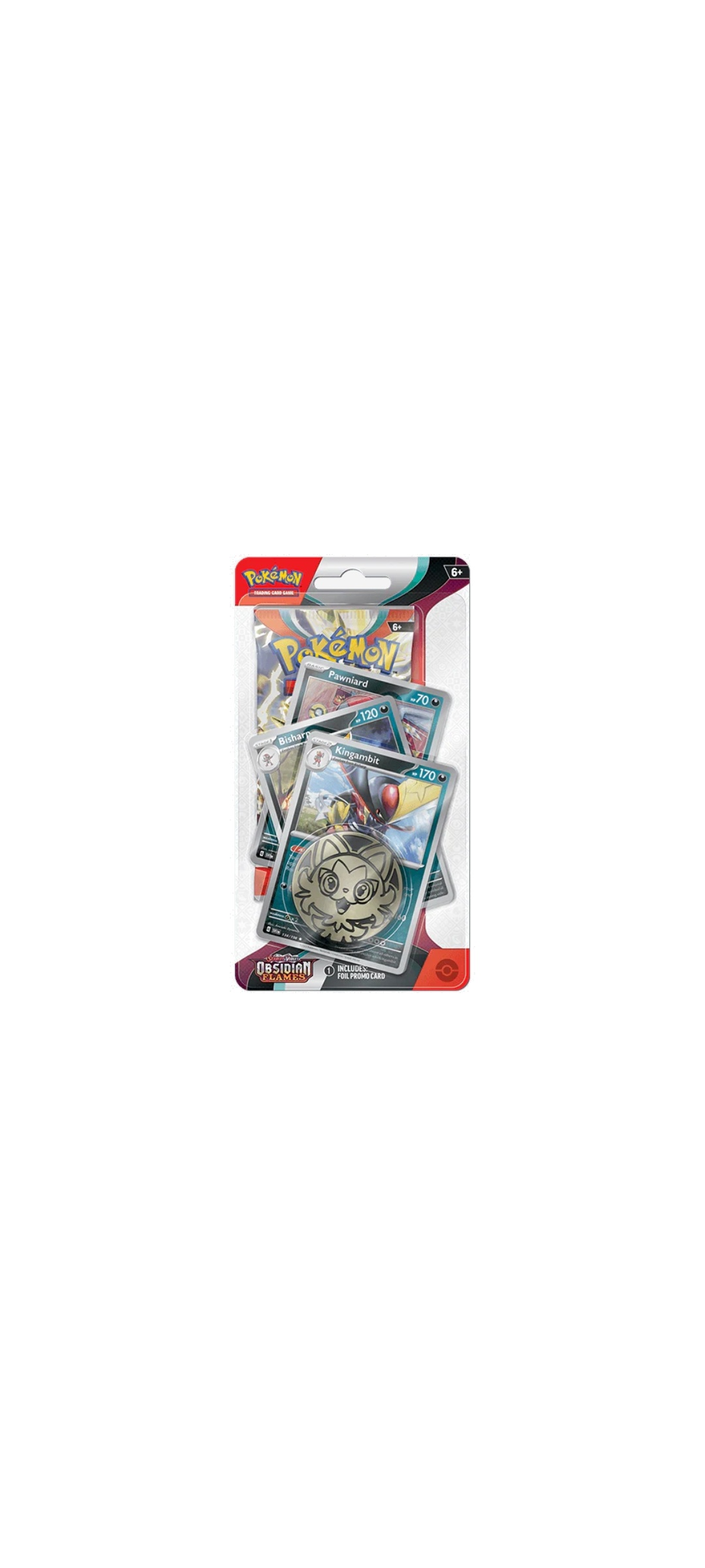 Pokemon TCG - Scarlet & Violet - Obsidian Flames - Premium Checklane Blister - Kingambit - Englisch 2023