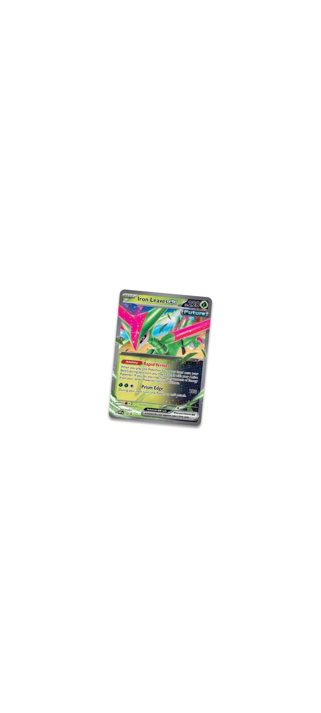 Pokémon TCG - Scarlet & Violet - Paradox Clash Tin - Iron Leaves ex 2024 - 2