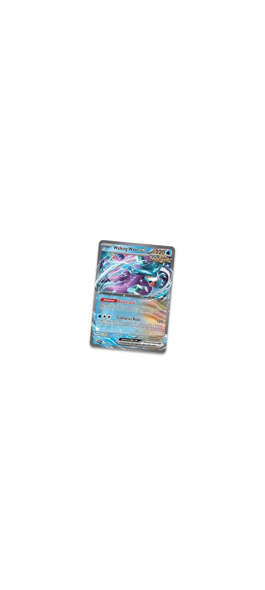 Pokémon TCG - Scarlet & Violet - Paradox Clash Tin - Walking Wake ex 2024 - 2