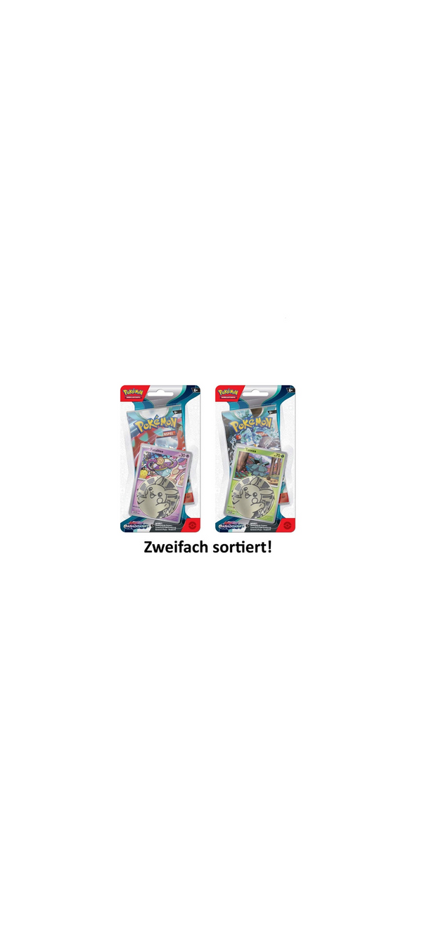 Pokemon TCG - Scarlet & Violet - Paradox Rift - Checklane Blister - Tannza & Fatalitee - Englisch 2023 - 1