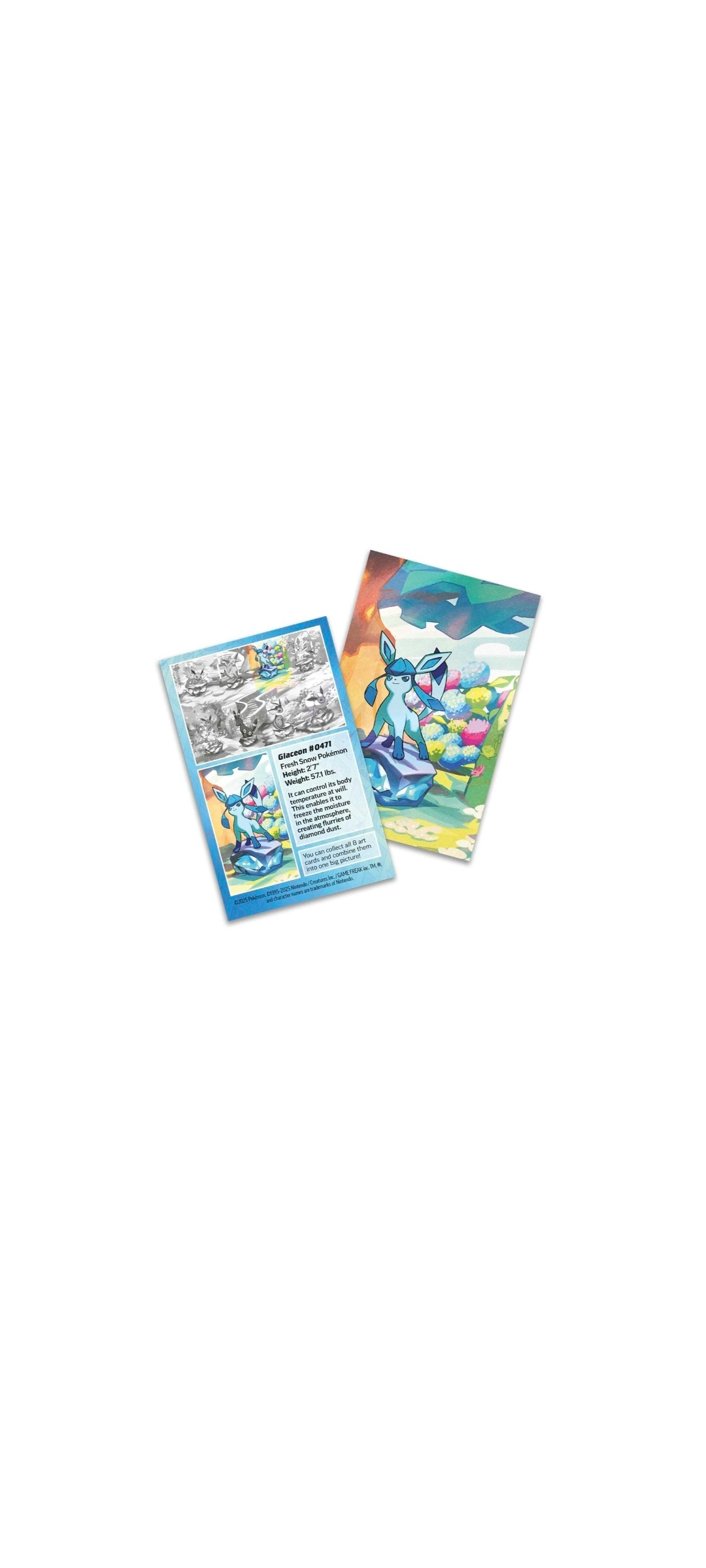 Pokemon TCG - Scarlet & Violet - Prismatic Evolutions - Mini Tin - Glaceon 2024 - 2