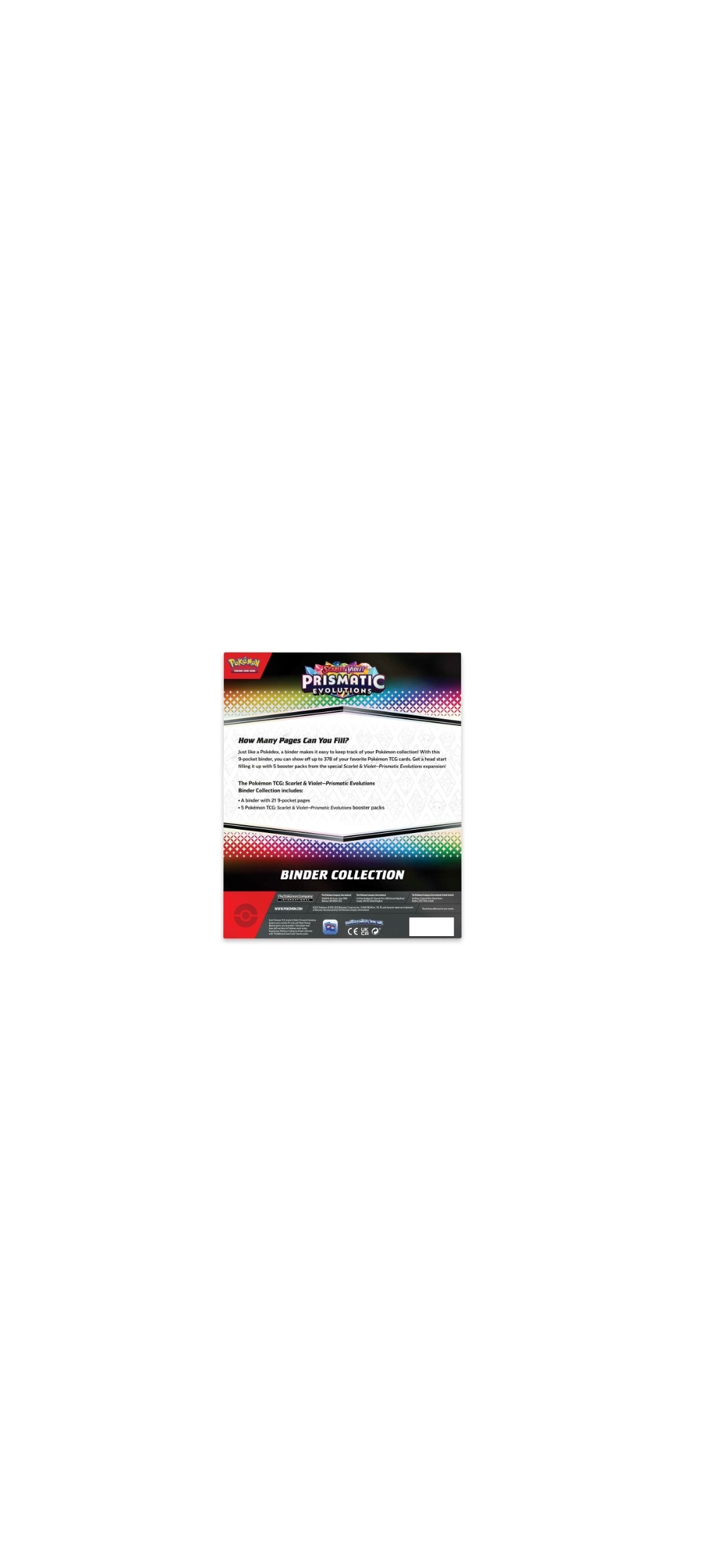 Pokemon TCG - Prismatic Evolution Binder Collection 2024 - 6