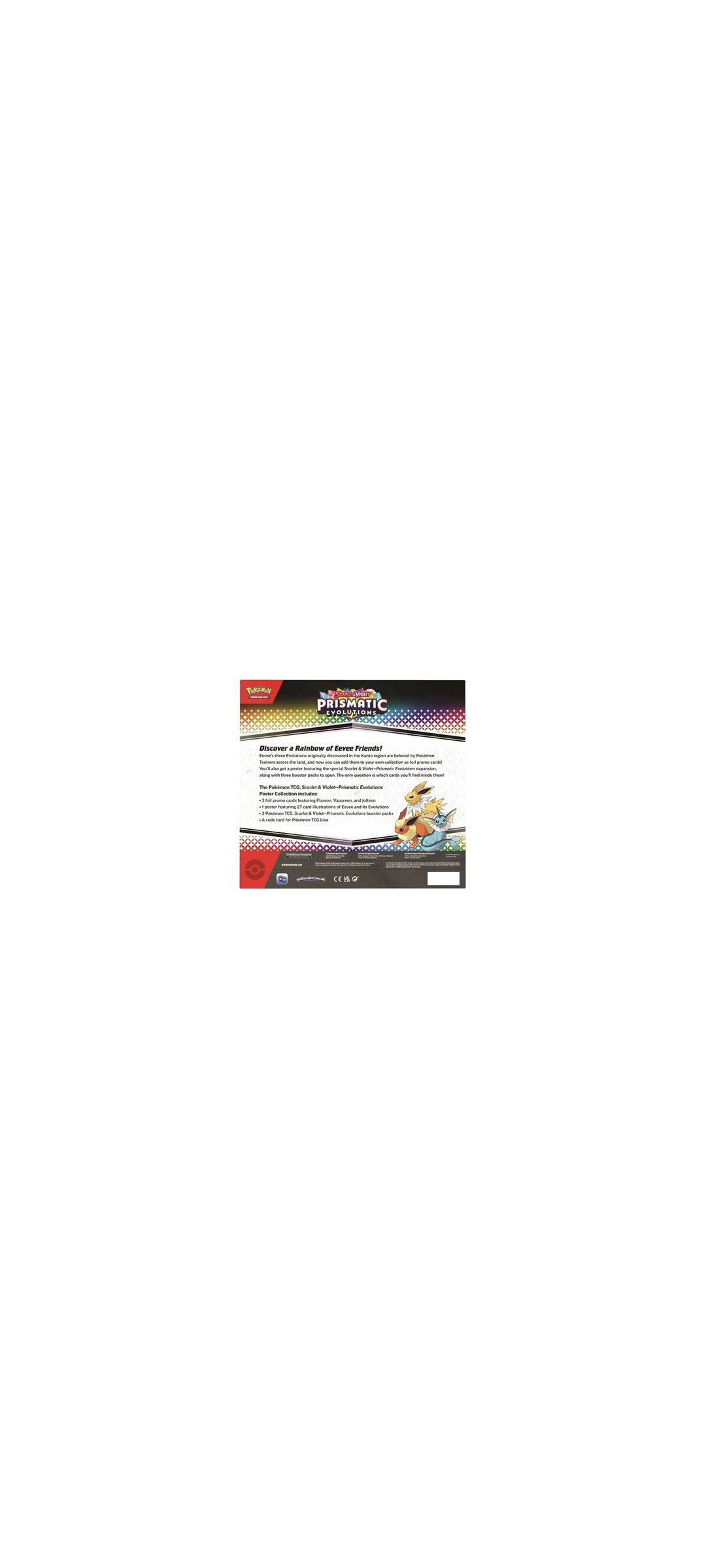Pokemon TCG - Scarlet & Violet - Prismatic Evolutions - Poster Collection - Englisch 2025 - 5
