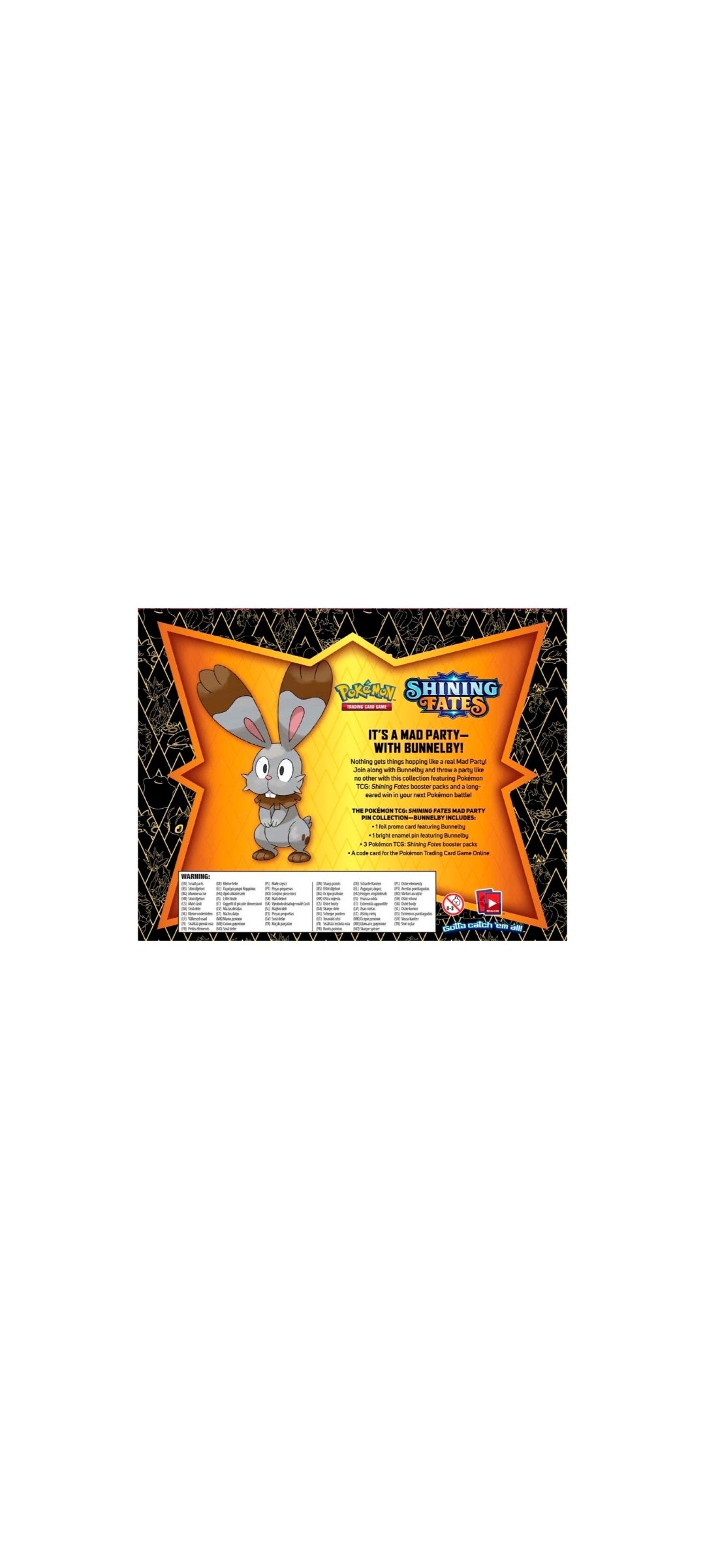 Pokémon TCG - Shining Fates - Mad Party - Bunnelby 2021 - 4