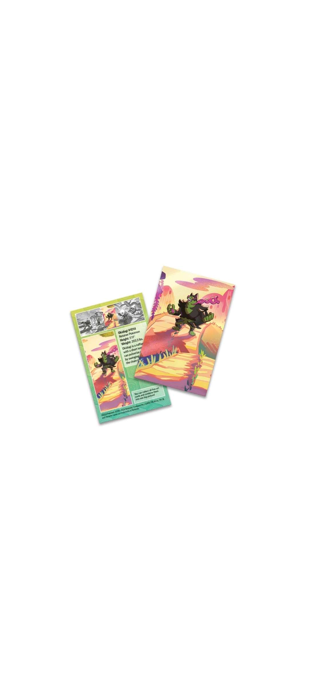 Pokemon TCG - Scarlet & Violet - Shrouded Fable - Mini Tin - Okidogi 2024 - 2