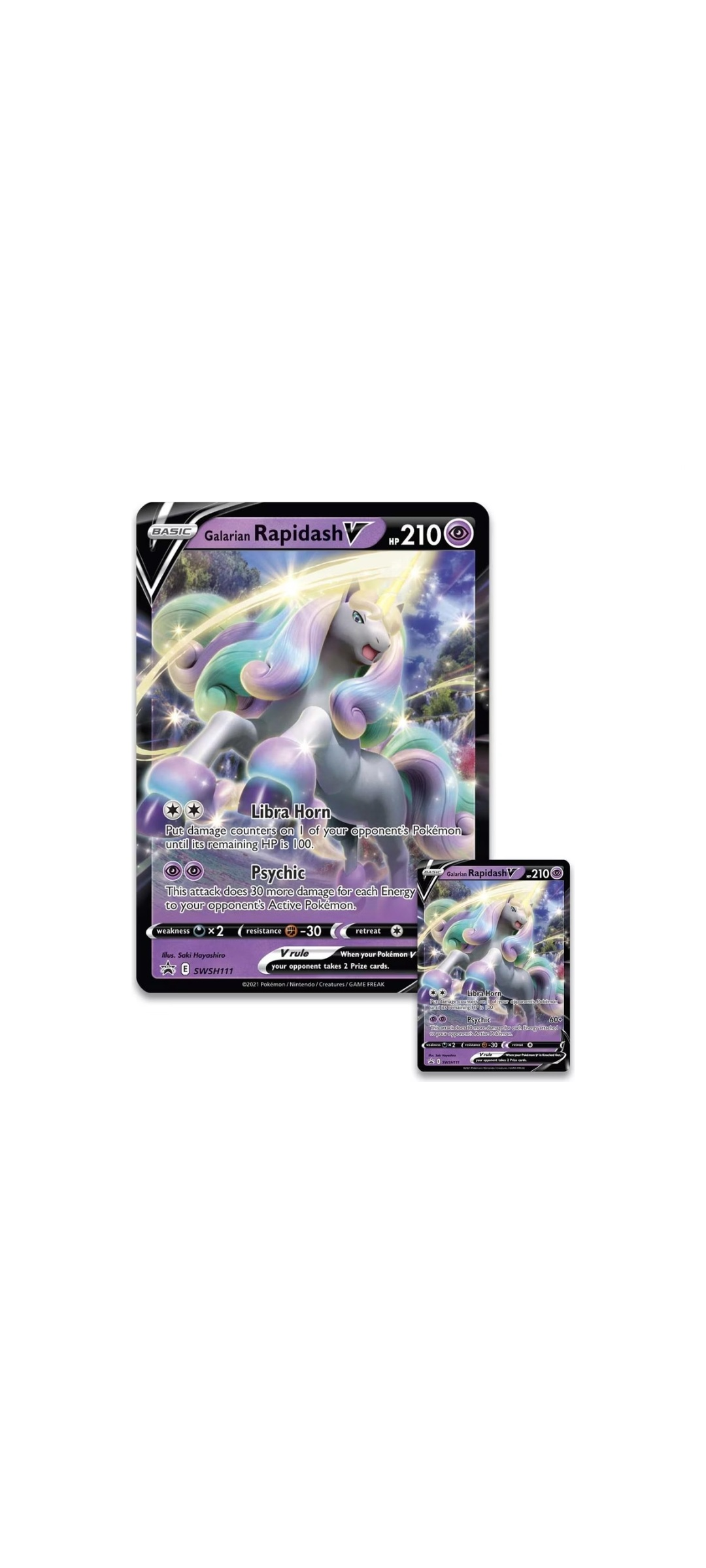 Pokemon TCG - Sword & Shield - Galarian Rapidash V Box - Englisch 2021 - 3