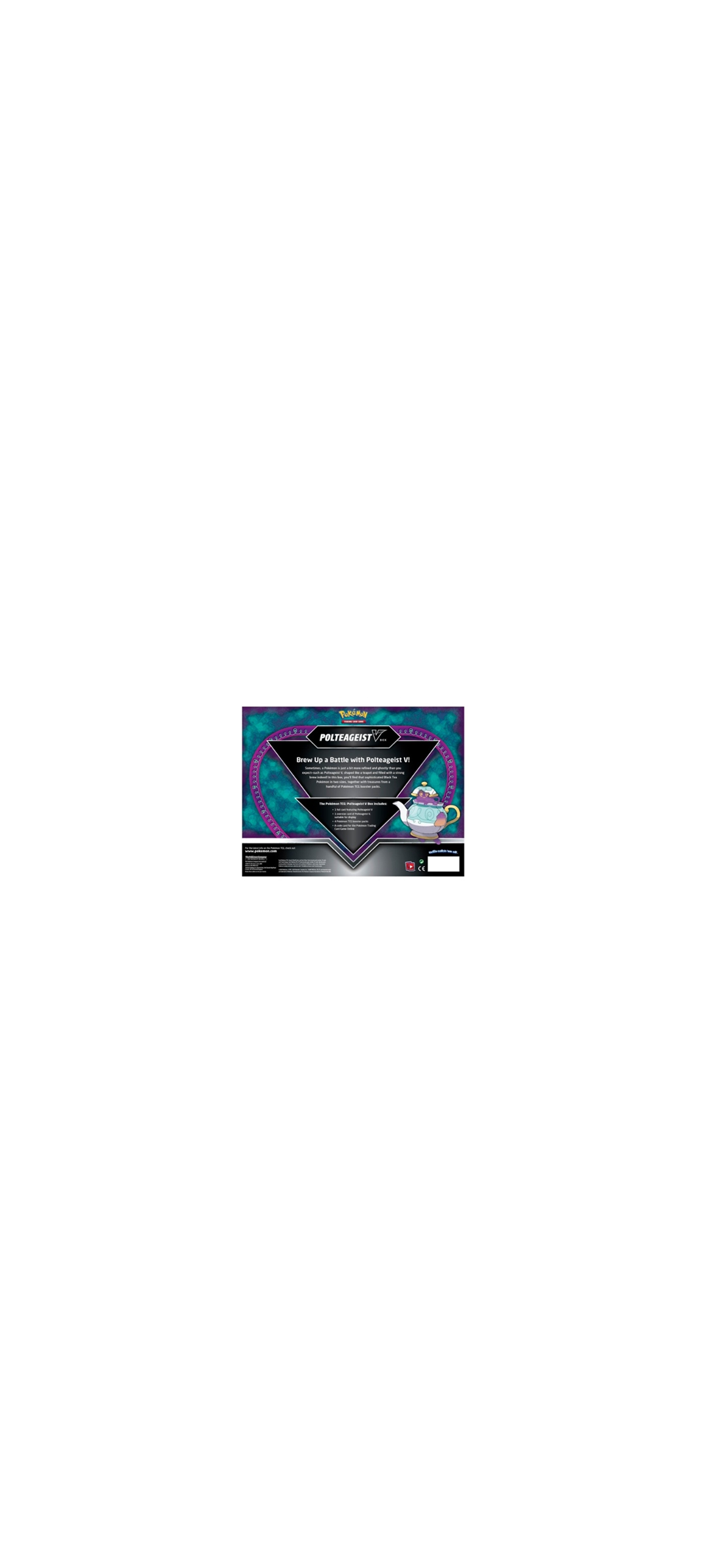 Pokemon TCG - Sword & Shield - Polteageist V-Box - Englisch 2020 - 4