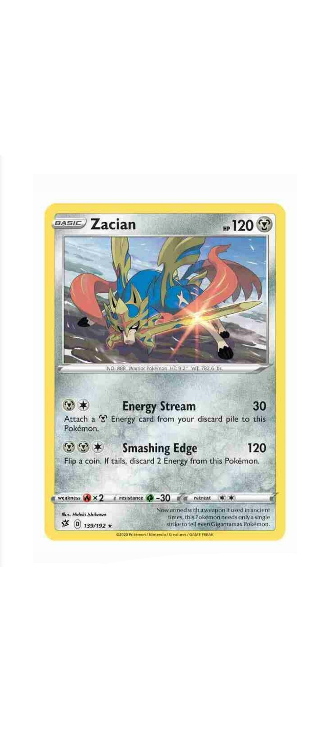 Pokemon TCG - Sword & Shield - Rebel Clash - Zacian - Theme Deck - 4