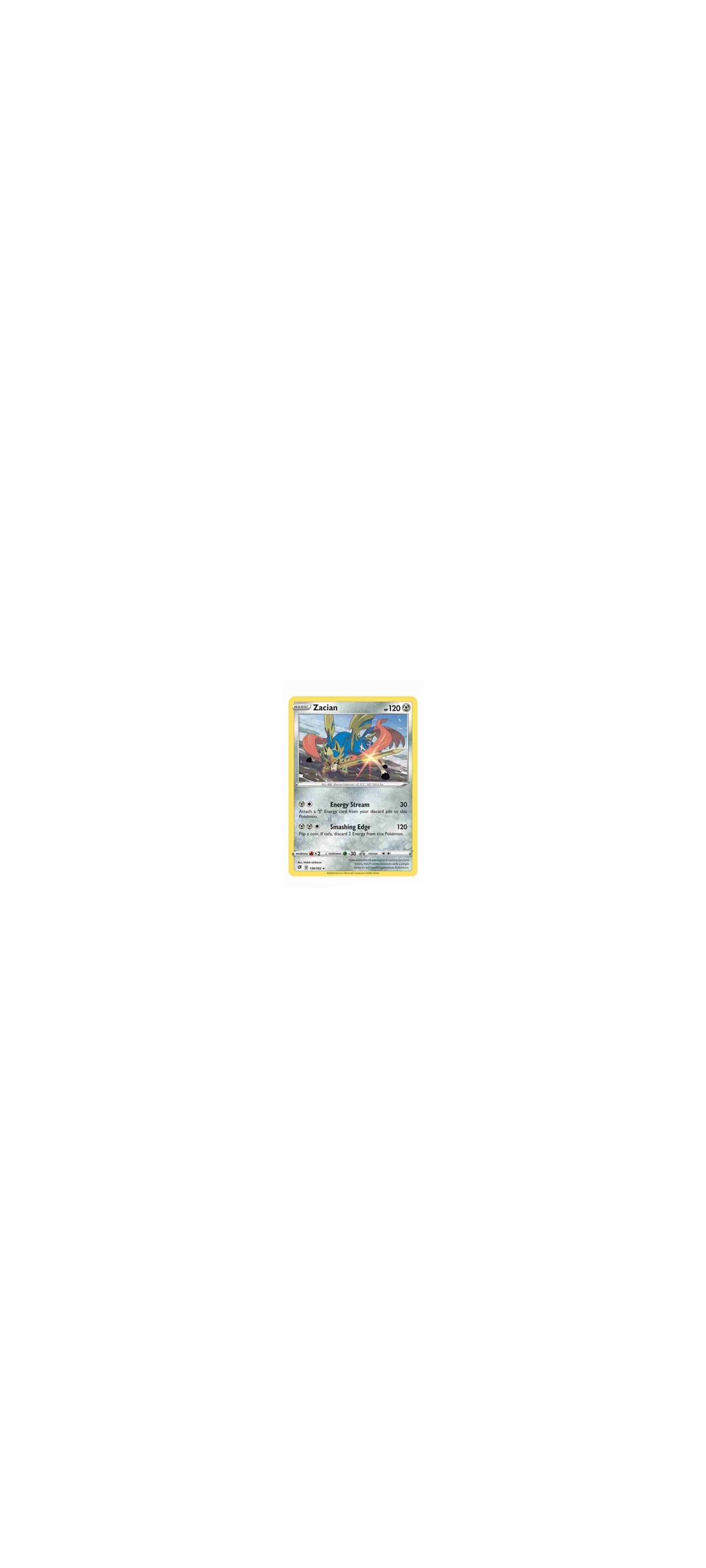 Pokemon TCG - Sword & Shield - Rebel Clash - Zacian - Theme Deck - 4