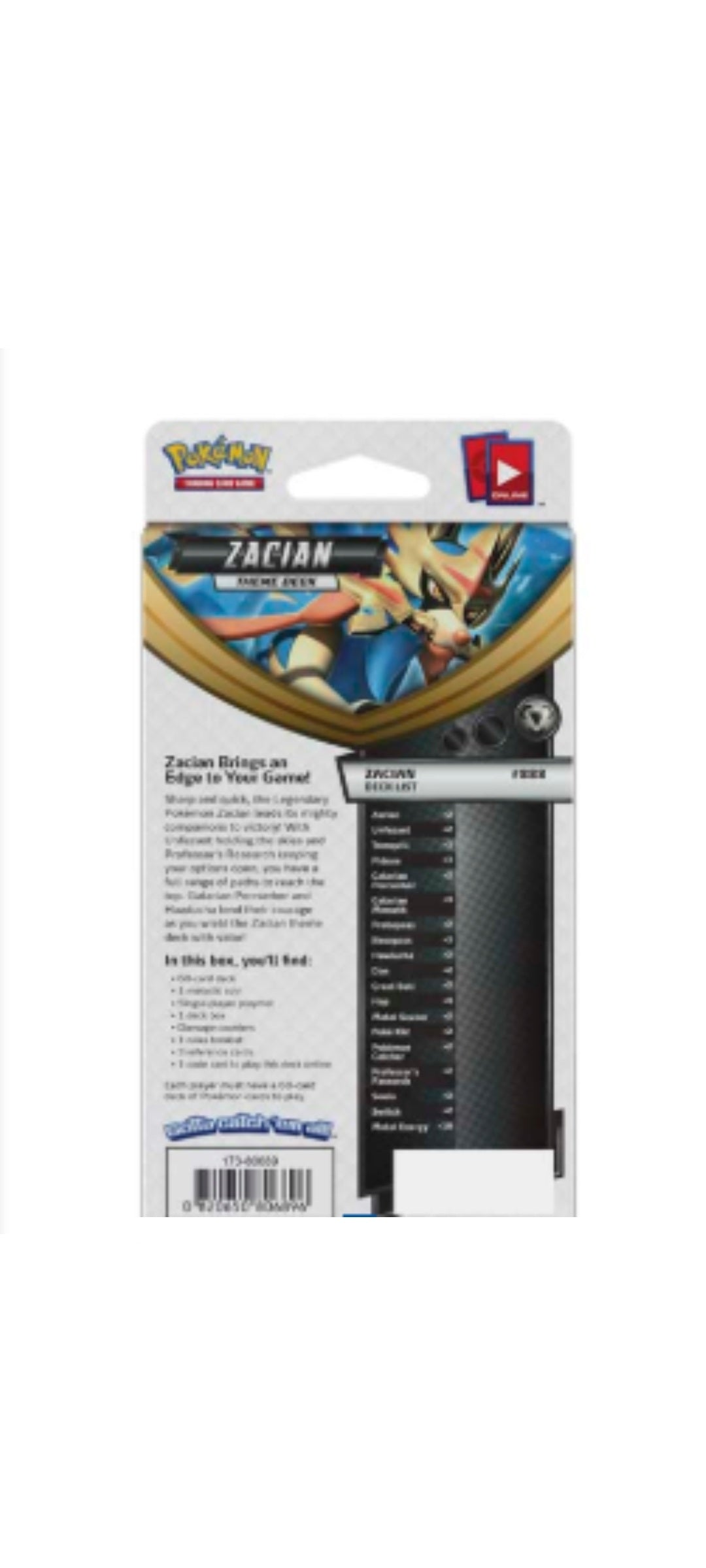 Pokemon TCG - Sword & Shield - Rebel Clash - Zacian - Theme Deck - 6