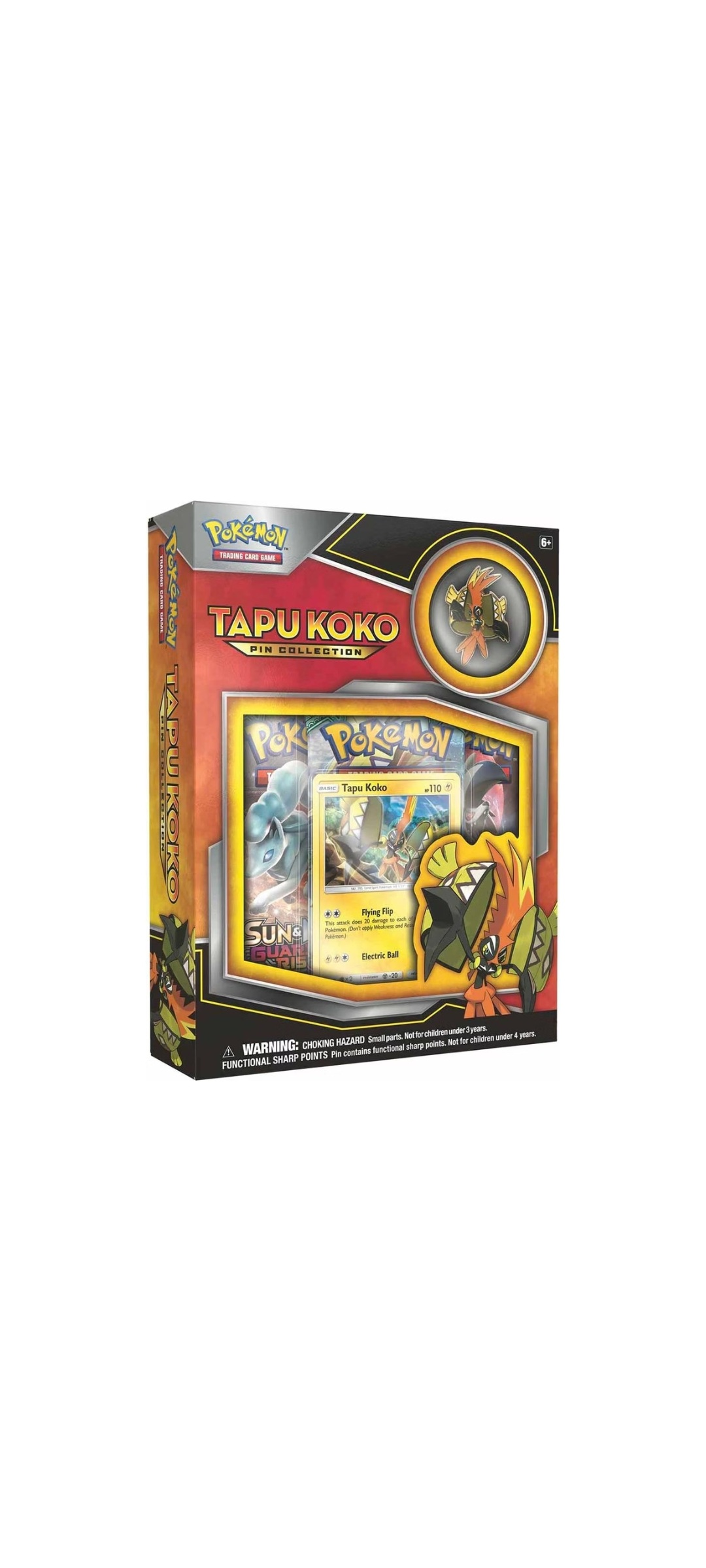 Pokémon TCG - Sun & Moon - Tapu Koko - Pin Collection 2017 - 1