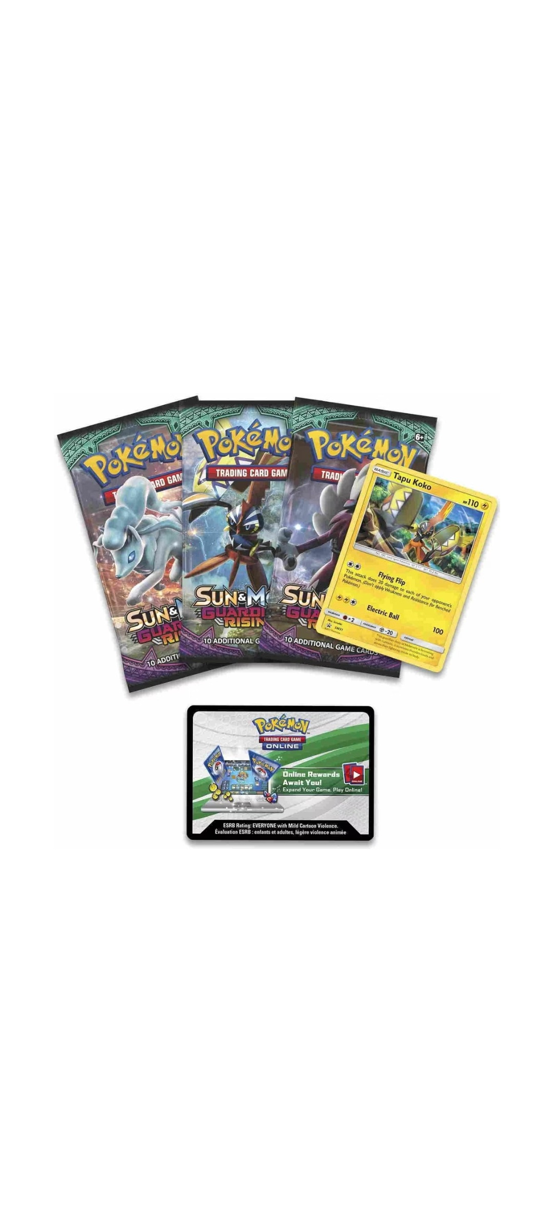 Pokémon TCG - Sun & Moon - Tapu Koko - Pin Collection 2017 - 2