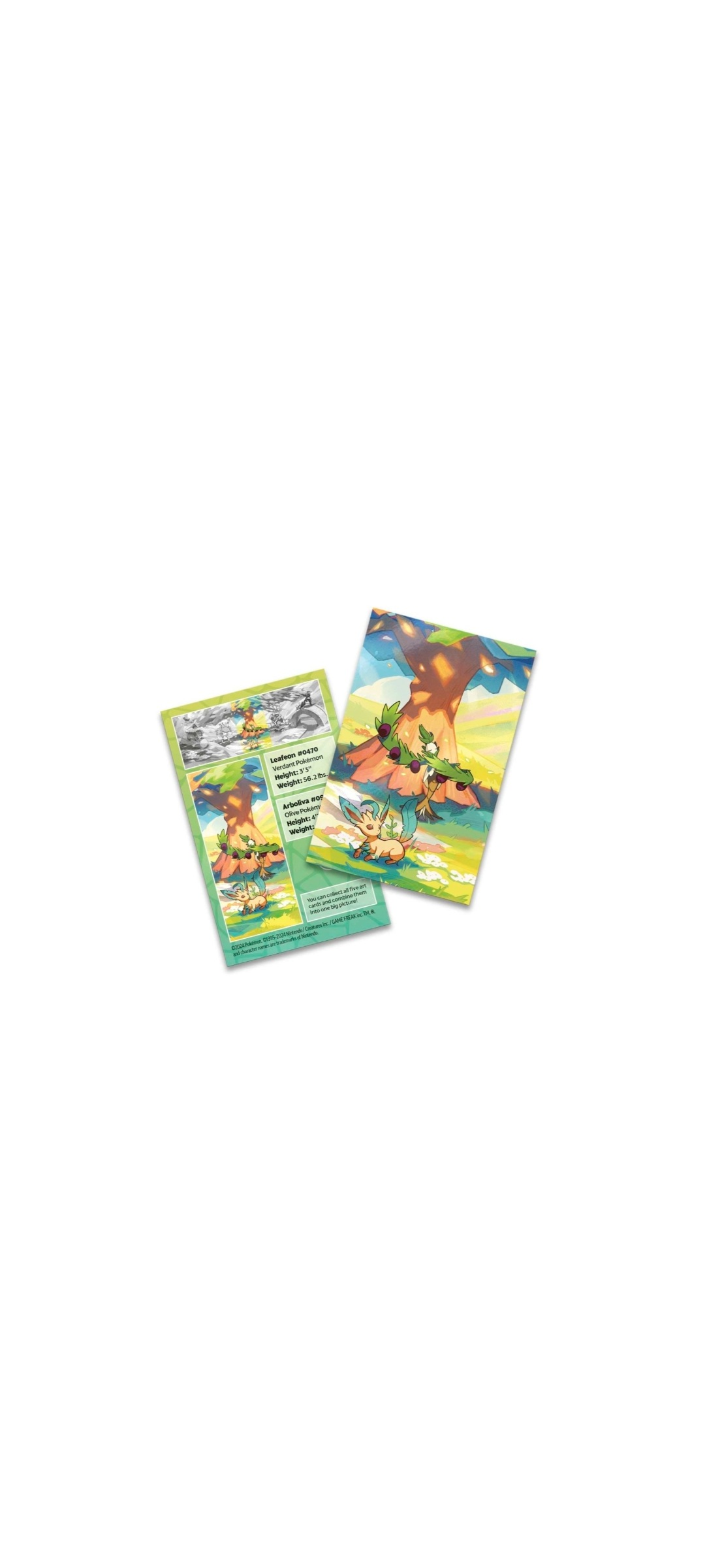 Pokemon TCG - Scarlet & Violet - Vibrant Paldea - Mini Tin - Leafeon 2024 - 2