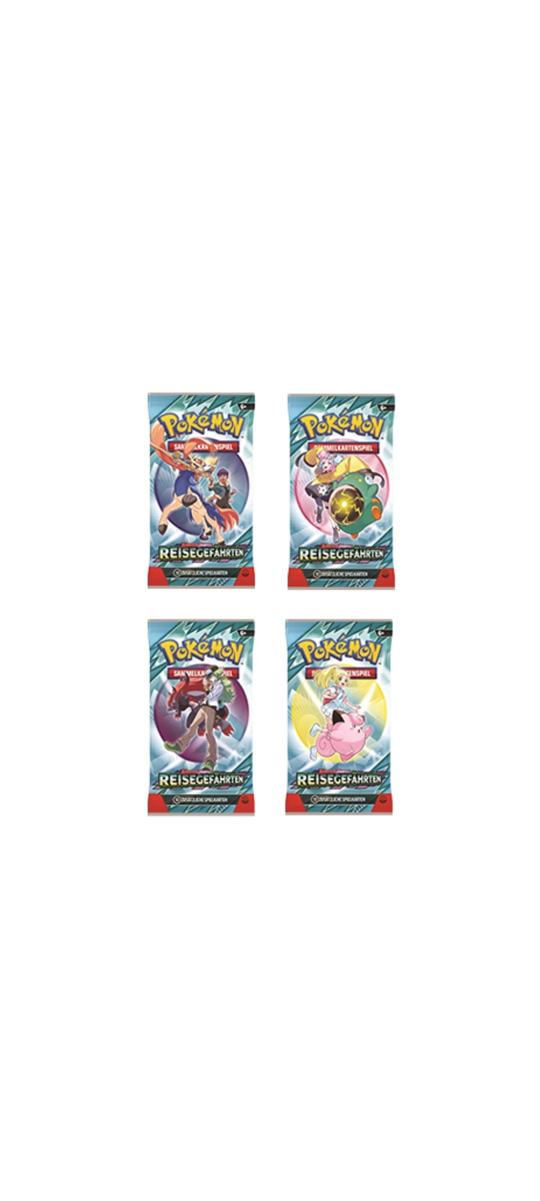 Pokemon TCG – Karmesin & Purpur - Reisegefährten – Booster Pack - Deutsch 2025 - 1