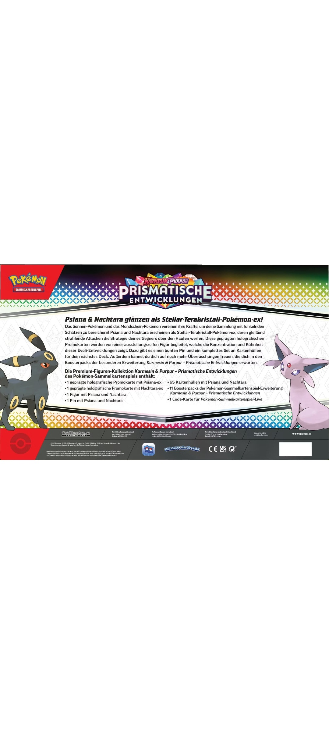 Pokemon TCG - Prismatische Entwicklungen - Premium Figuren Kollektion 2025 - 7