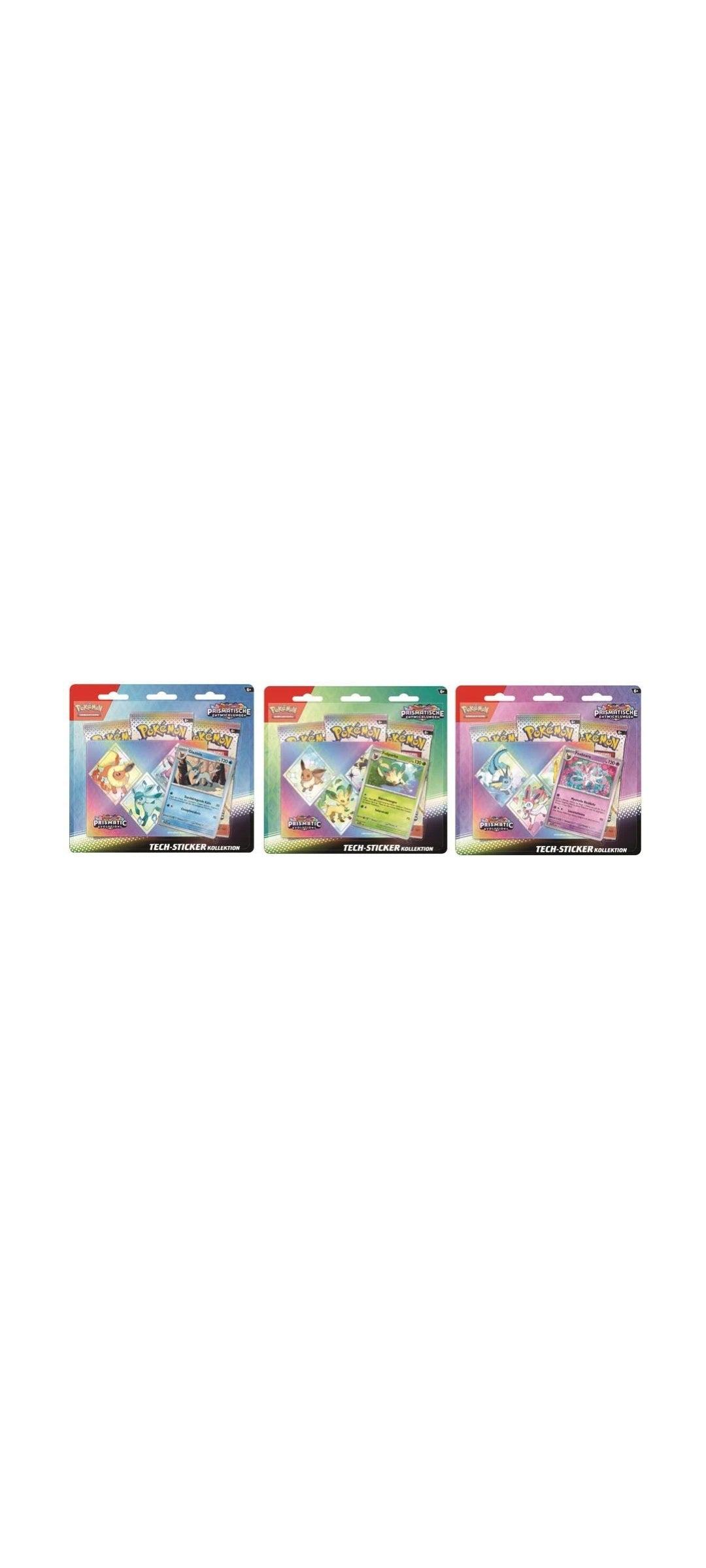 Pokémon TCG - Prismatische Entwicklungen Tech-Sticker-Kollektion 2025 - 1