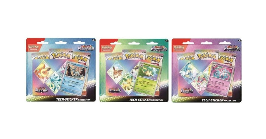 Pokémon TCG - Prismatische Entwicklungen - Tech-Sticker-Kollektion