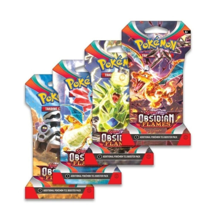 Pokémon TCG - Scarlet & Violet Obsidian Flames - Sleeved Booster Pack 2023 - 1