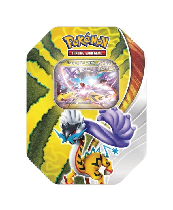 Pokémon TCG - Scarlet & Violet - Paradox Destinies Tin - Raging Bolt ex 2024