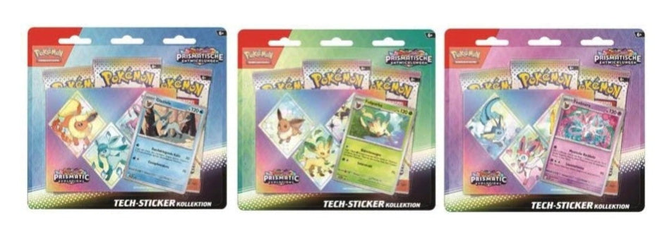 Pokémon TCG - Prismatische Entwicklungen - Tech-Sticker-Kollektion 2025