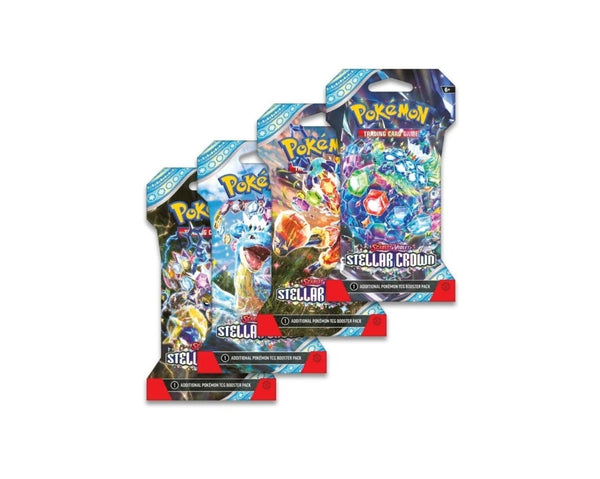 Pokémon TCG - Scarlet & Violet - Stellar Crown - Sleeved Booster Pack 2024 - 1