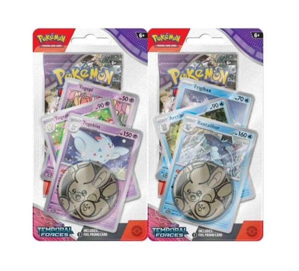 Pokémon TCG - Scarlet & Violet - Temporal Forces - Premium Checklane Blister - Togekiss / Baxcalibur 2024